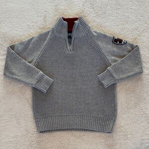Tommy Hilfiger Kids Quarter Zip Knit Sweater